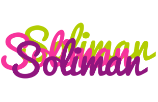 Soliman flowers logo