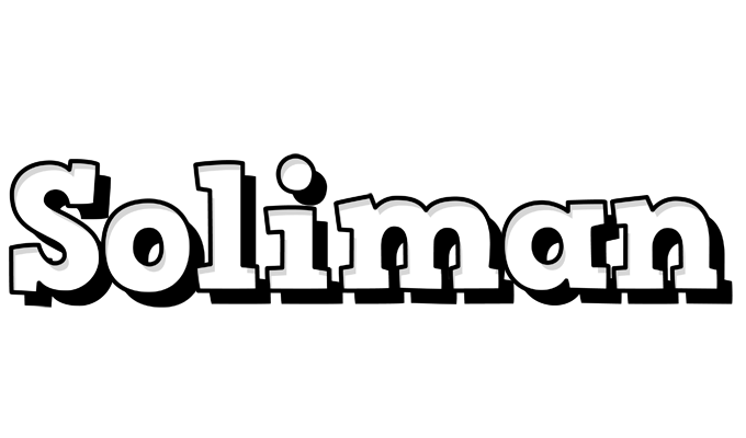 Soliman snowing logo