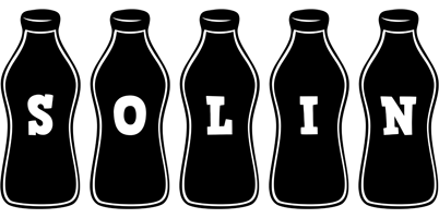 Solin bottle logo