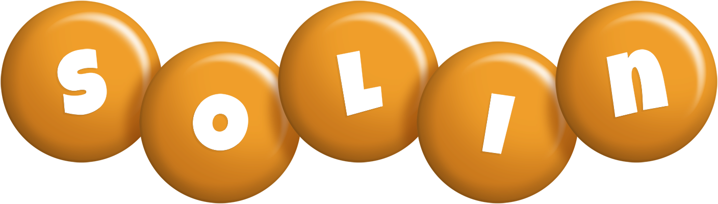 Solin candy-orange logo