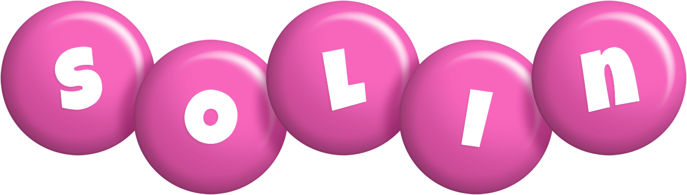 Solin candy-pink logo