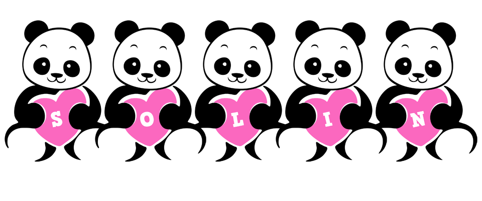 Solin love-panda logo