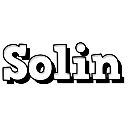 Solin snowing logo