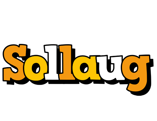 Sollaug cartoon logo