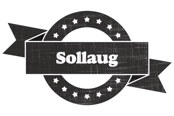 Sollaug grunge logo