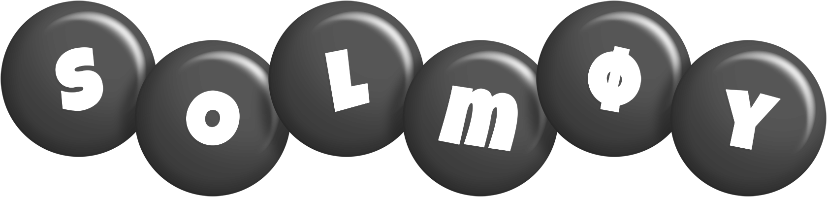 Solmøy candy-black logo