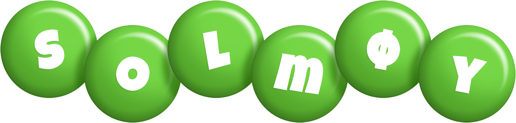 Solmøy candy-green logo