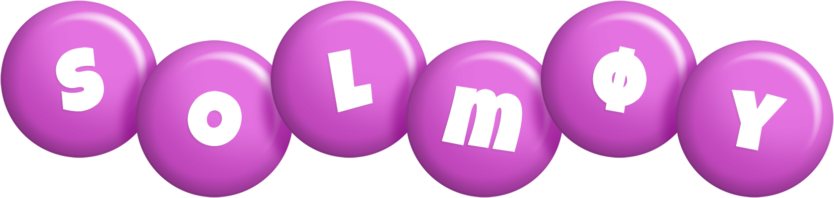 Solmøy candy-purple logo
