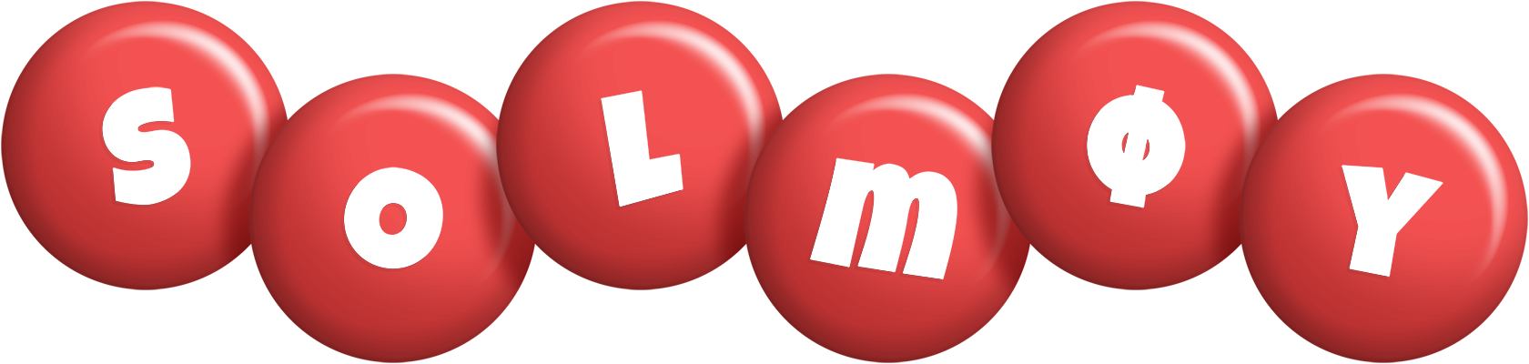 Solmøy candy-red logo