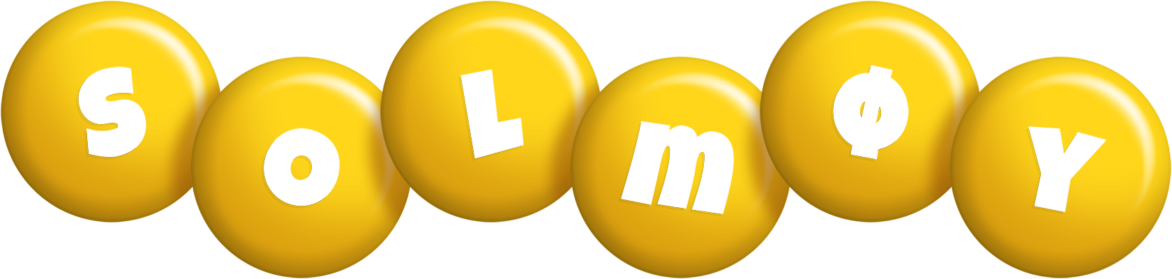 Solmøy candy-yellow logo