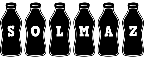 Solmaz bottle logo