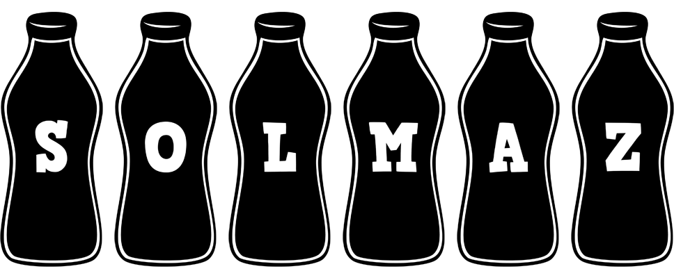 Solmaz bottle logo