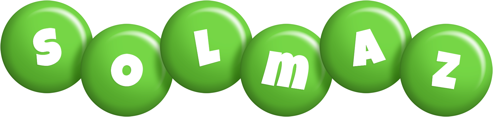 Solmaz candy-green logo