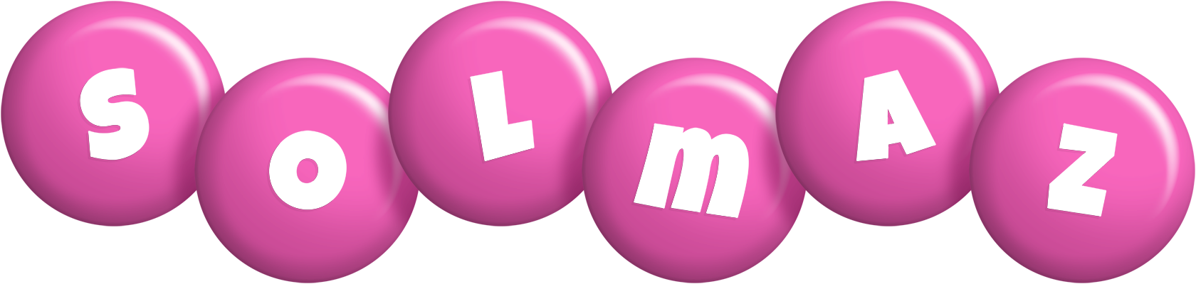 Solmaz candy-pink logo
