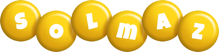 Solmaz candy-yellow logo