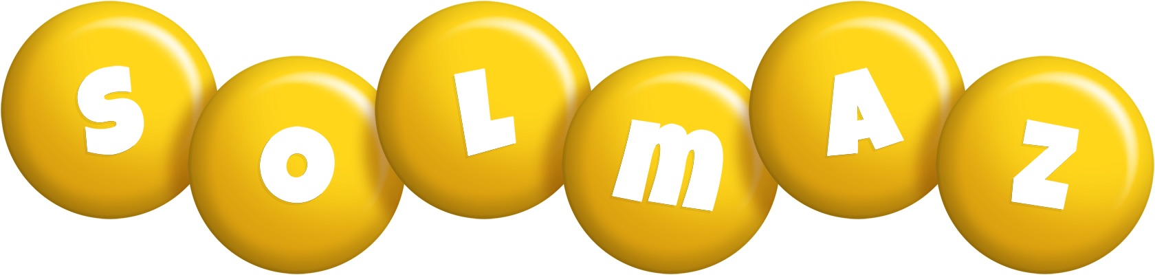 Solmaz candy-yellow logo