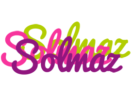 Solmaz flowers logo