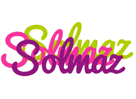 Solmaz flowers logo