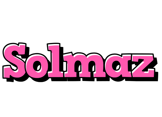 Solmaz girlish logo