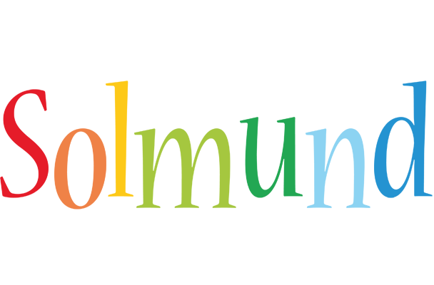 Solmund birthday logo