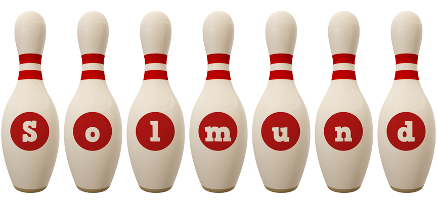 Solmund bowling-pin logo
