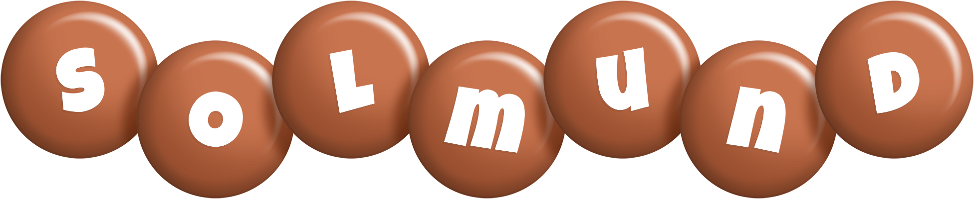 Solmund candy-brown logo