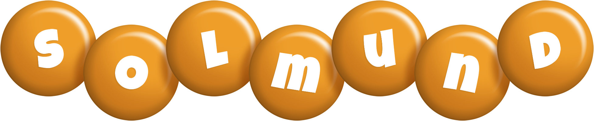 Solmund candy-orange logo