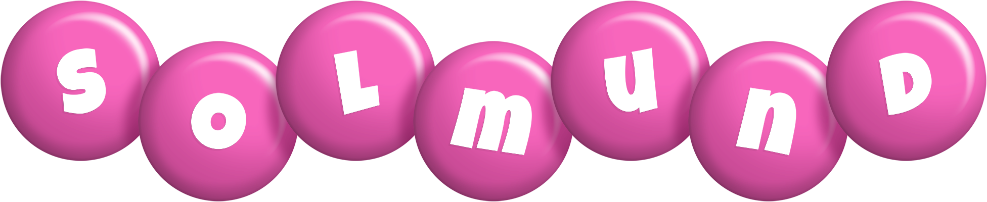 Solmund candy-pink logo