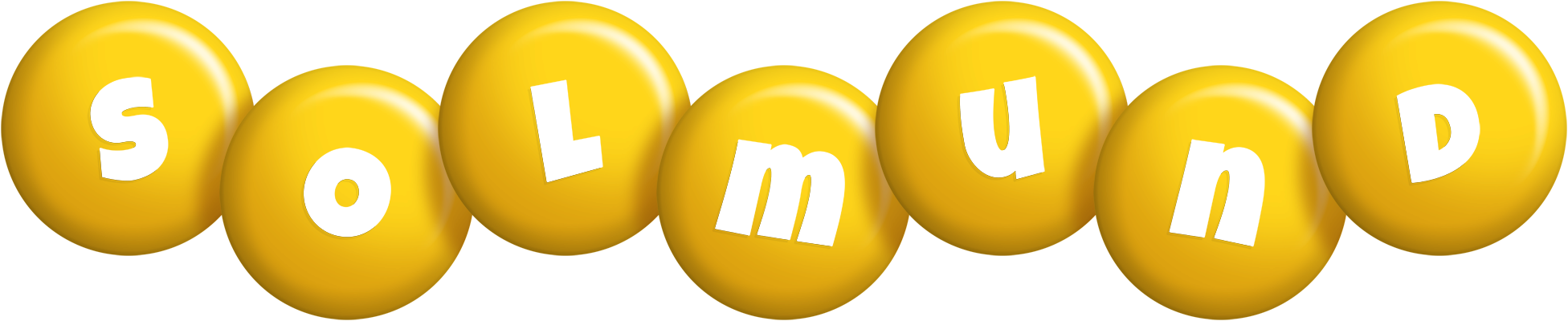 Solmund candy-yellow logo