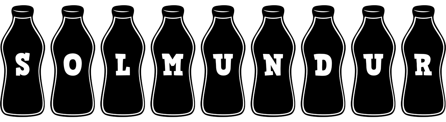 Solmundur bottle logo