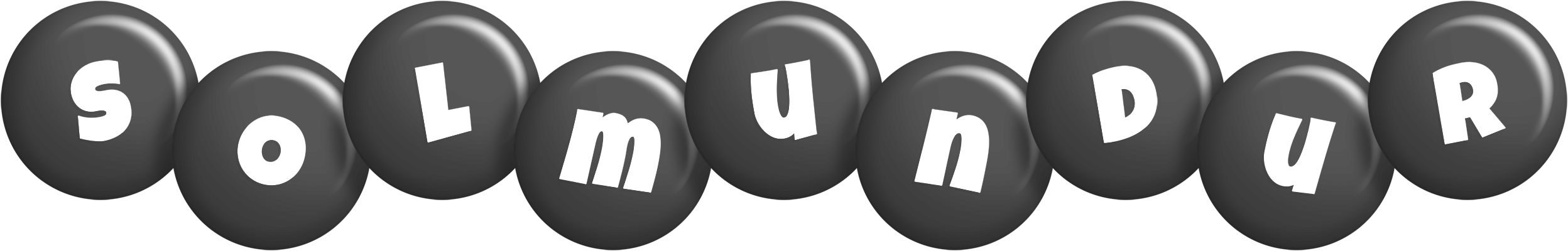 Solmundur candy-black logo