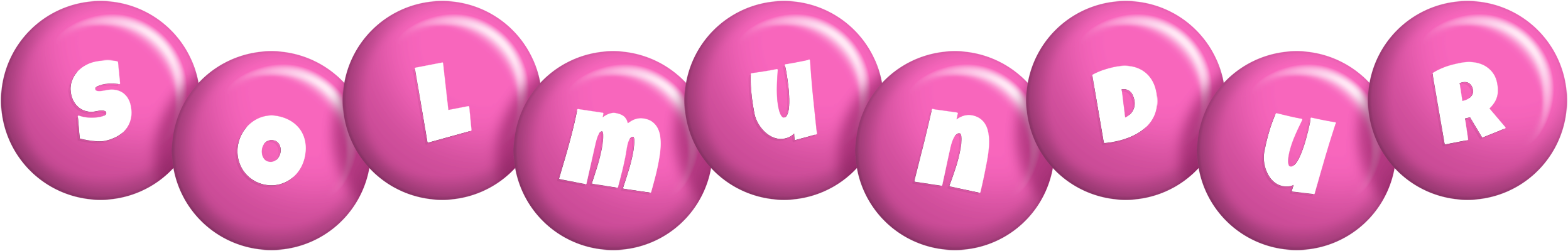 Solmundur candy-pink logo