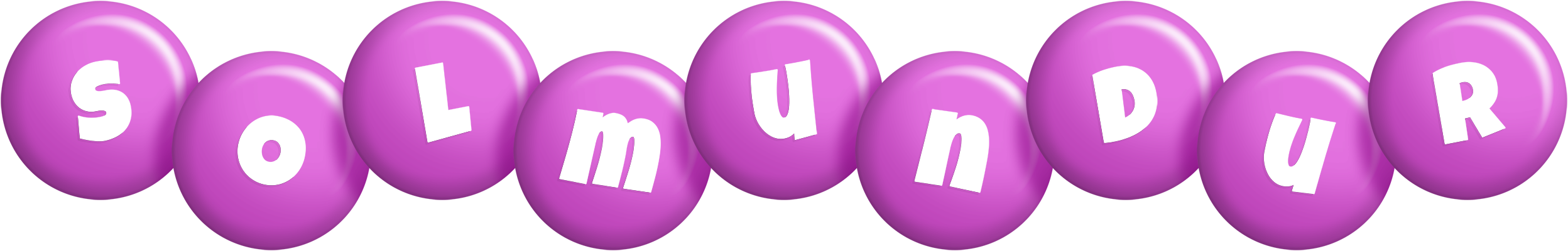 Solmundur candy-purple logo