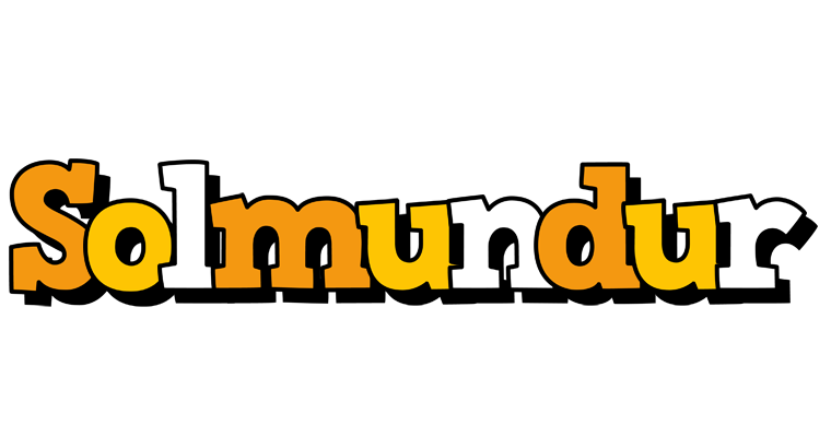 Solmundur cartoon logo