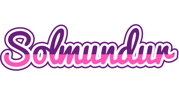 Solmundur cheerful logo