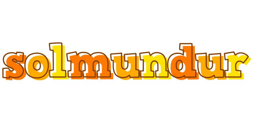 Solmundur desert logo