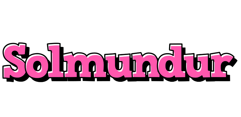 Solmundur girlish logo