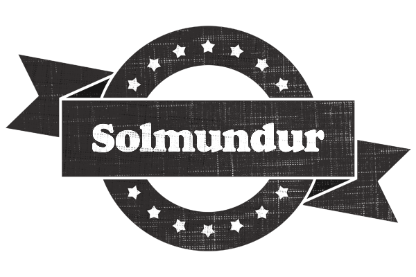 Solmundur grunge logo