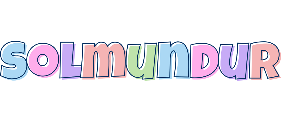 Solmundur pastel logo