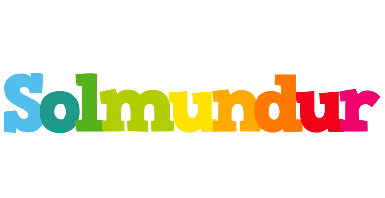 Solmundur rainbows logo