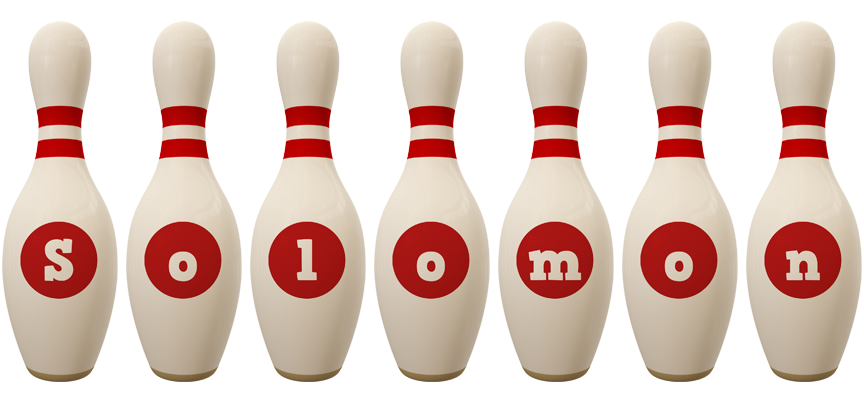 Solomon bowling-pin logo