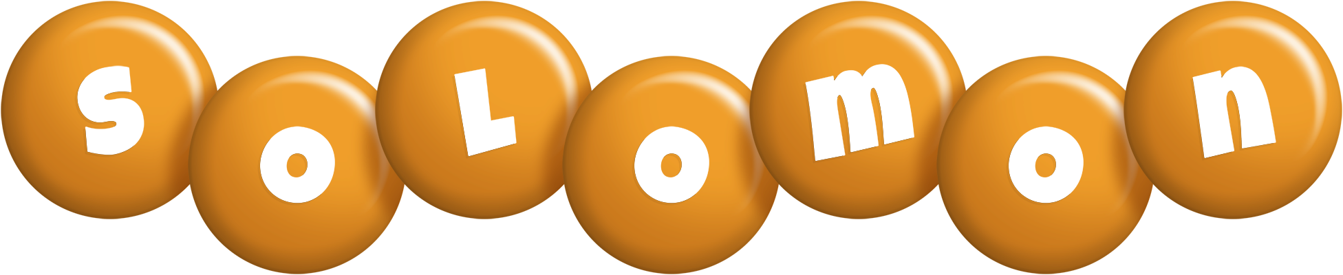 Solomon candy-orange logo