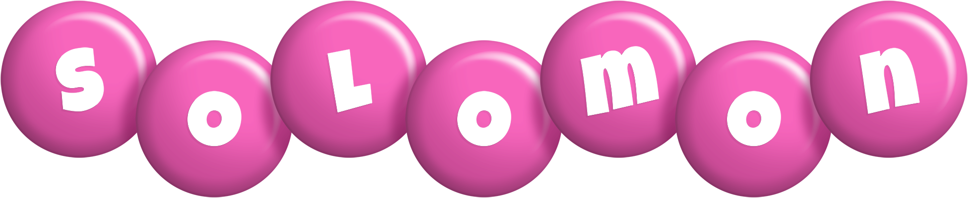 Solomon candy-pink logo
