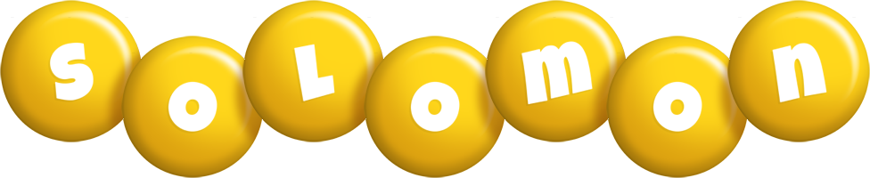 Solomon candy-yellow logo