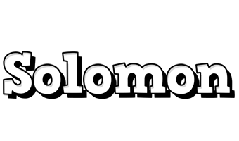 Solomon snowing logo