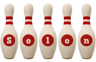 Solon bowling-pin logo