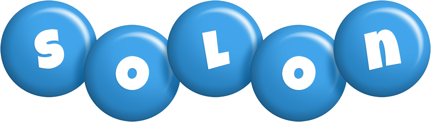 Solon candy-blue logo