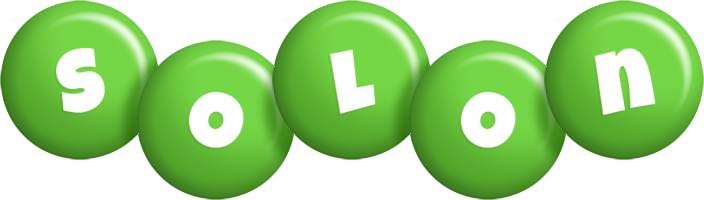 Solon candy-green logo