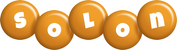 Solon candy-orange logo