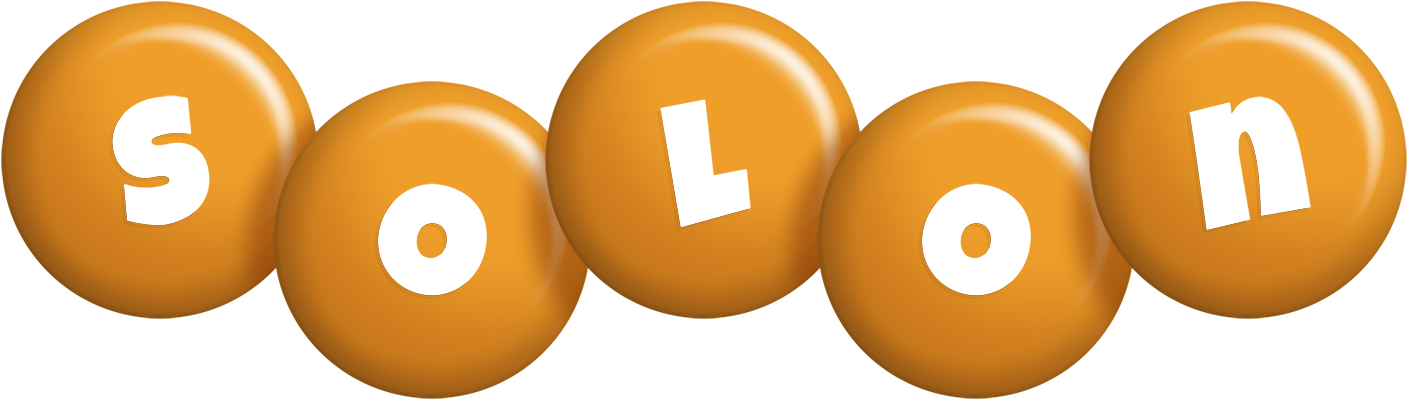 Solon candy-orange logo
